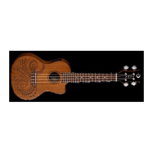 Luna Uke Tattoo Concert (Mahogany)